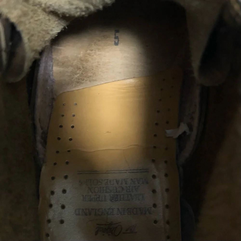 Vintage Dr. Martens Brown Platform Boots - Picture 16 of 16